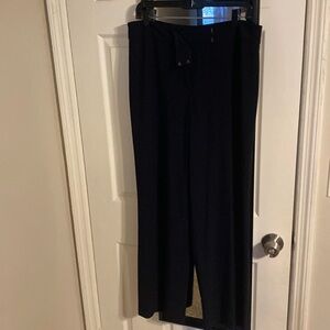 Jones New York- navy blue wide leg pants